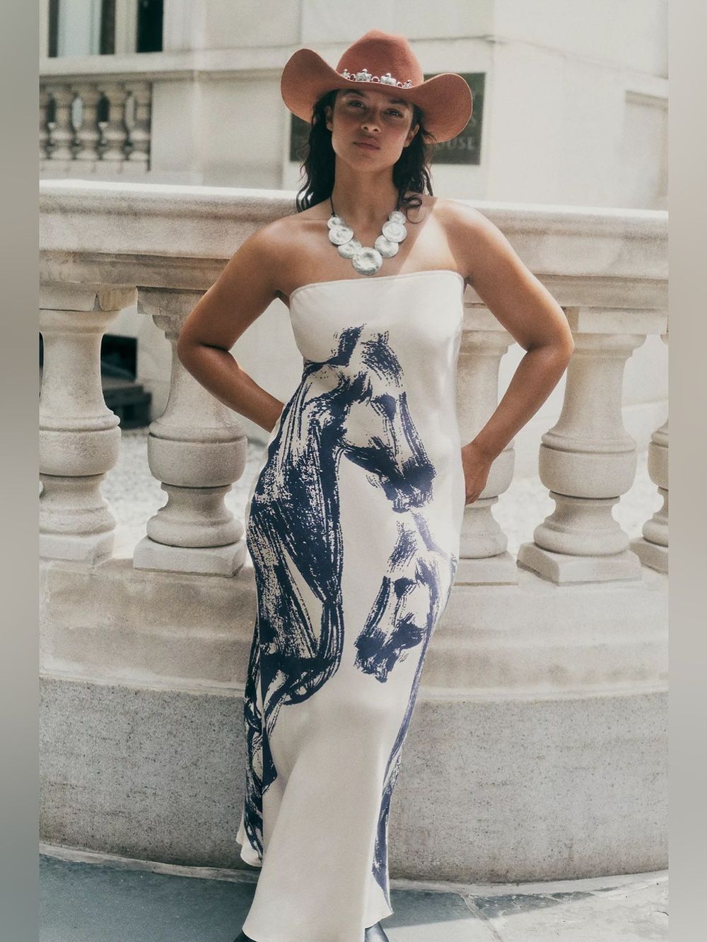 New Anthropologie Conditions Apply Chloe Maxi Slip Dress Size MEDIUM PETITE